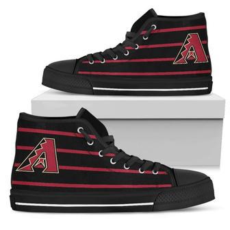 Edge Straight Perfect Circle Arizona Diamondbacks High Top Shoes | Favorety AU