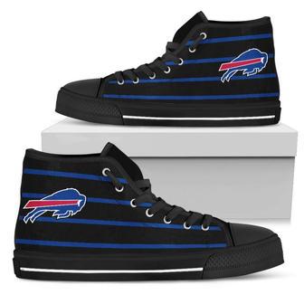 Edge Straight Perfect Circle Buffalo Bills High Top Shoes | Favorety DE