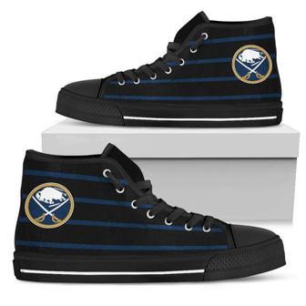 Edge Straight Perfect Circle Buffalo Sabres High Top Shoes | Favorety CA