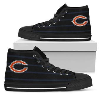 Edge Straight Perfect Circle Chicago Bears High Top Shoes | Favorety CA