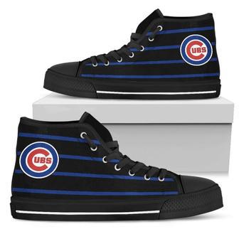 Edge Straight Perfect Circle Chicago Cubs High Top Shoes | Favorety DE