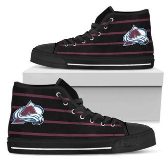 Edge Straight Perfect Circle Colorado Avalanche High Top Shoes | Favorety DE