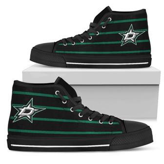 Edge Straight Perfect Circle Dallas Stars High Top Shoes | Favorety UK