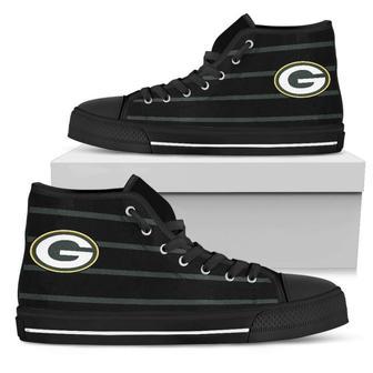 Edge Straight Perfect Circle Green Bay Packers High Top Shoes | Favorety UK