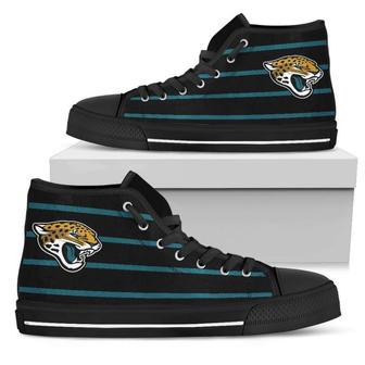 Edge Straight Perfect Circle Jacksonville Jaguars High Top Shoes | Favorety AU