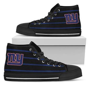 Edge Straight Perfect Circle New York Giants High Top Shoes | Favorety AU