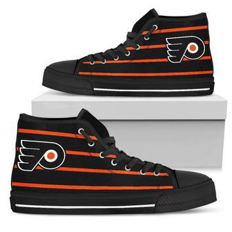 Edge Straight Perfect Circle Philadelphia Flyers High Top Shoes | Favorety UK