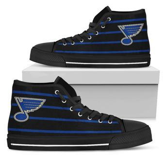 Edge Straight Perfect Circle St. Louis Blues High Top Shoes | Favorety AU