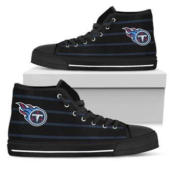 Edge Straight Perfect Circle Tennessee Titans High Top Shoes | Favorety UK