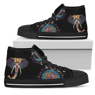 Elephant Head Ethic Pattern Cool High Top Shoes Ver - Monsterry UK