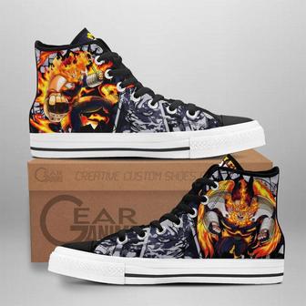 Endeavor High Top Shoes Custom Anime My Hero Academia Sneakers | Favorety CA