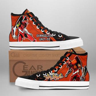 Evangelion High Top Shoes Custom Anime Neon Genesis Evangelion Sneakers | Favorety