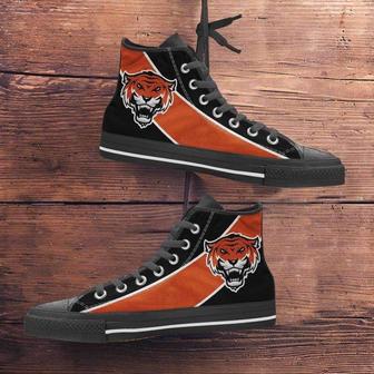 Fan Art Cincinnati Bengals Canvas High Top Shoes Sneakers | Favorety DE