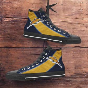 Fan Art La Chargers Canvas High Top Shoes Sneakers | Favorety AU