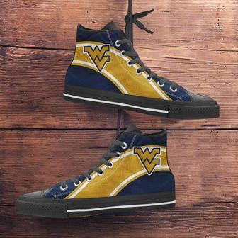 Fan Art West Virginia Canvas High Top Shoes Sneakers - Monsterry CA