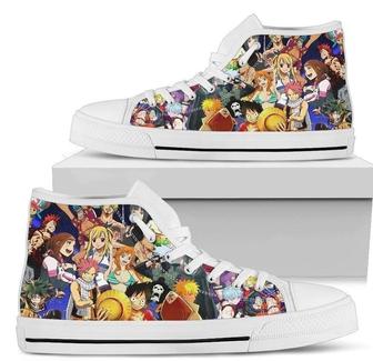 Favorite Anime Characters Sneakers High Top Shoes Fan - Monsterry CA