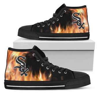 Fighting Like Fire Chicago White Sox High Top Shoes | Favorety CA