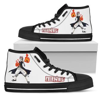 Firer Natsu Sneakers High Top Shoes For Fairy Tail Fan | Favorety DE