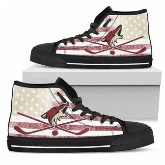 Flag Rugby Arizona Coyotes High Top Shoes | Favorety UK