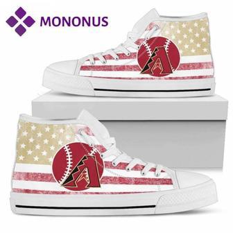 Flag Rugby Arizona Diamondbacks High Top Shoes White | Favorety AU