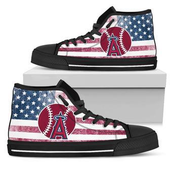 Flag Rugby Los Angeles Angels High Top Shoes | Favorety DE