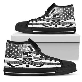 Flag Rugby Los Angeles Kings High Top Shoes | Favorety AU