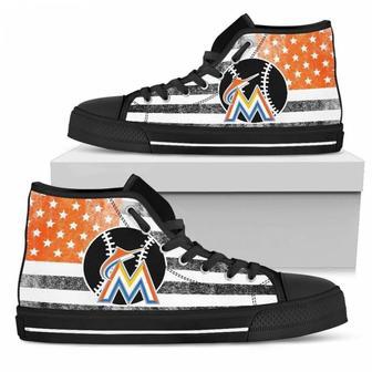 Flag Rugby Miami Marlins High Top Shoes | Favorety