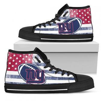 Flag Rugby New York Giants High Top Shoes | Favorety CA