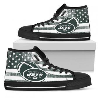 Flag Rugby New York Jets High Top Shoes | Favorety CA