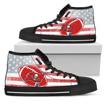 Flag Rugby Tampa Bay Buccaneers High Top Shoes | Favorety UK