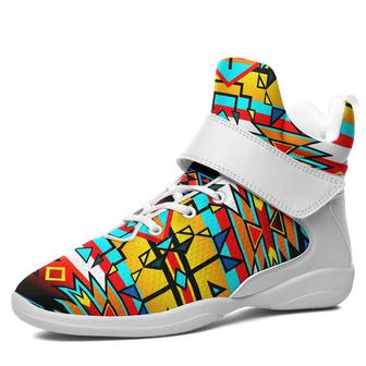 Force Of Nature Twister Ipottaa Basketball / Sport High Top Shoes - White Sole | Favorety UK