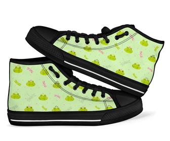 Frog Prince Crown Men Women'S High Top Shoes - Monsterry UK