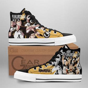 Fukurodani High Top Shoes Custom Manga Anime Haikyuu Sneakers | Favorety CA