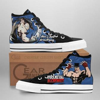 Fullmetal Alchemist Alex Louis Armstrong High Top Shoes Custom Anime Sneakers | Favorety