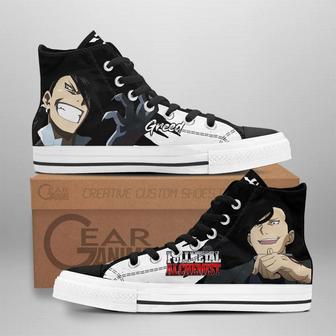 Fullmetal Alchemist Greed High Top Shoes Custom Anime Sneakers | Favorety