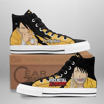 Fullmetal Alchemist Ling Yao High Top Shoes Custom Anime Sneakers | Favorety DE