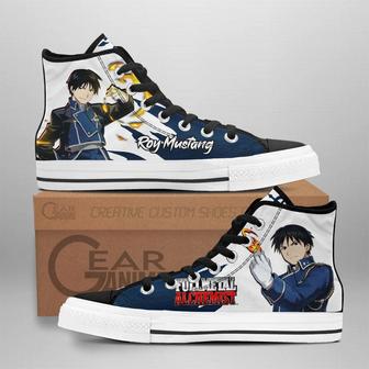 Fullmetal Alchemist Roy Mustang High Top Shoes Custom Anime Sneakers | Favorety CA