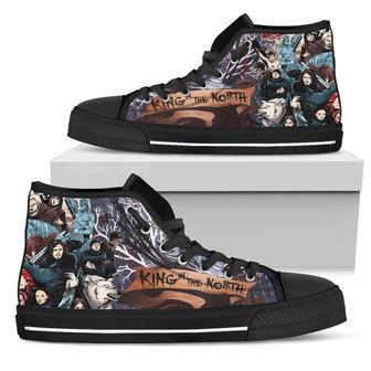 Game Of Thrones For Men And Women Custom Canvas High Top Shoes | Favorety CA