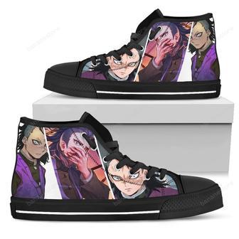 Genya Sneakers Demon Slayer High Top Shoes Anime Fan | Favorety AU