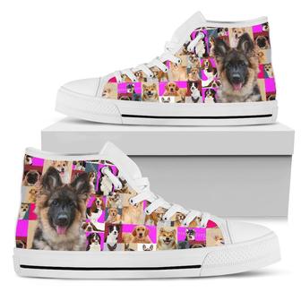 German Shepherd Best Dog High Top Shoes For Women, Shoes For Men Custom Shoes - Monsterry AU