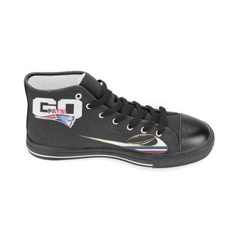 Go Patriots Super Bowl LII High Top Shoes Black For Men Women Kids | Favorety DE