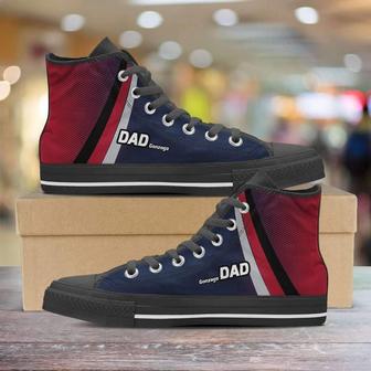 Gonzaga Dad Basketball Fans Canvas High Top Shoes Sneakers - Monsterry DE