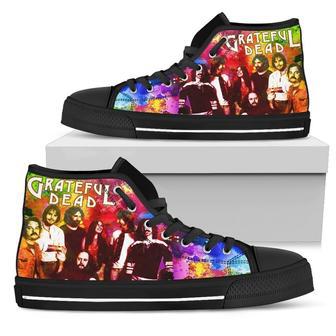 Grateful Dead Sneakers Colorful High Top Shoes For Music Fan | Favorety CA