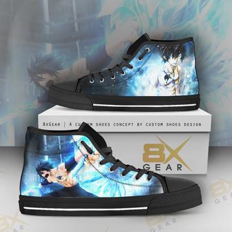 Gray Fullbuster High Top Shoes Fairy Tail Gift For Anime Fan | Favorety