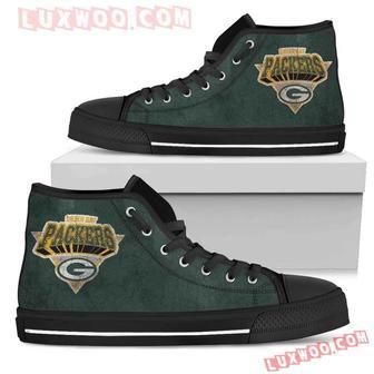 Green Bay Packers High Top Shoes Sport Sneakers | Favorety CA