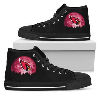 Halloween Orange Moon Mystery Arizona Cardinals High Top Shoes | Favorety CA