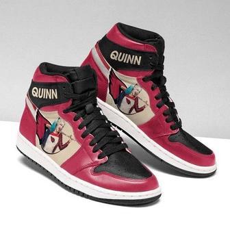 Harley Quinn Arizona Cardinals Jordan Sneakers High Top Shoes | Favorety AU