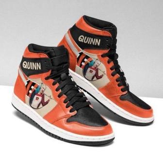 Harley Quinn Cincinnati Bengals Xtra Sneaker Boots High Top Shoes Qdh | Favorety CA