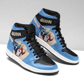 Harley Quinn Tennessee Titans Jordan Sneakers High Top Shoes | Favorety UK