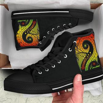 Hawaii Personalised High Top Shoes - Hawaii Polynesian Decorative Patterns - Monsterry